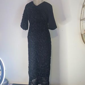 Jsong Way black rose dress
